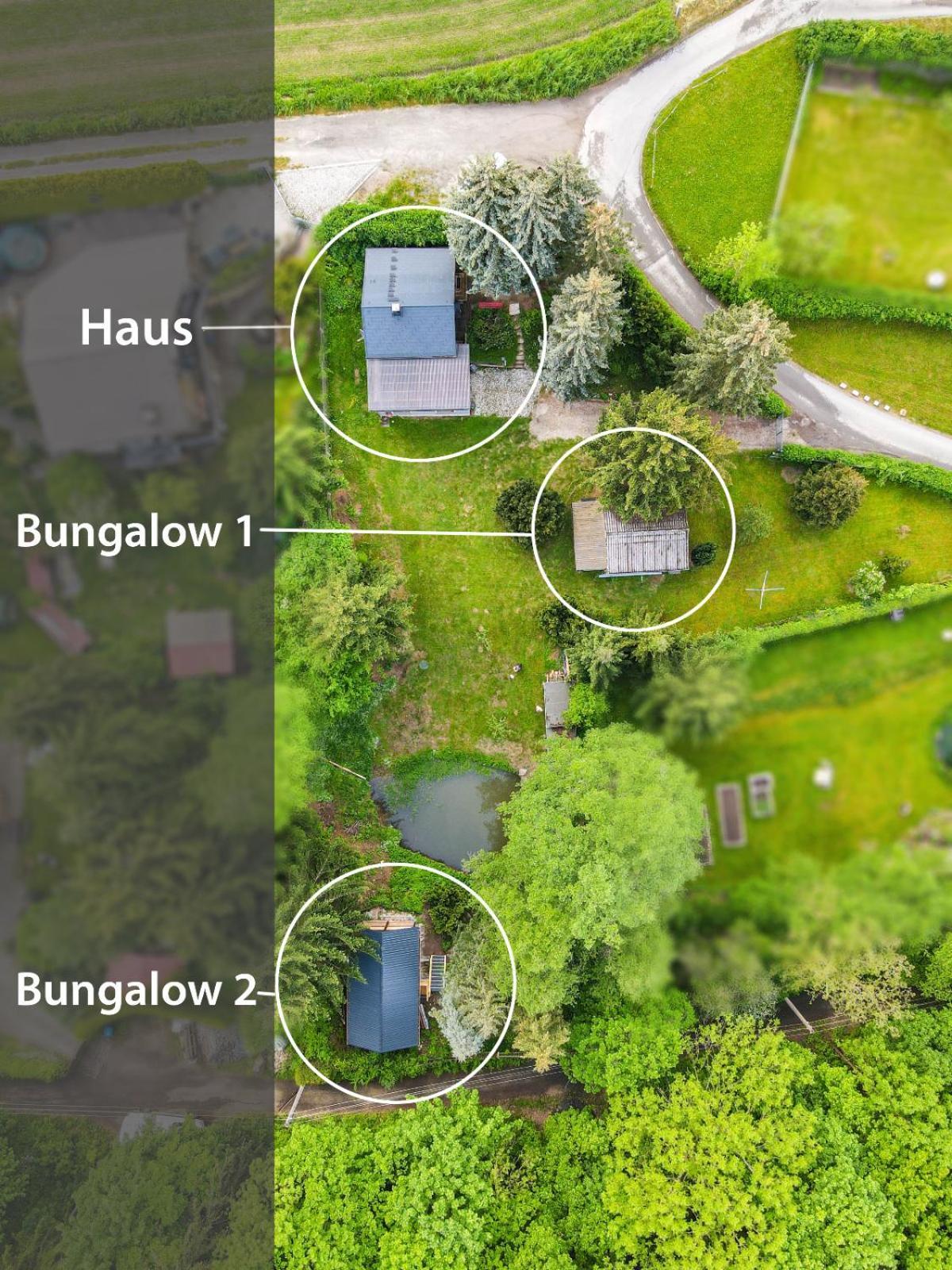 Waldfrieden Bungalow Garnsdorf Zewnętrze zdjęcie